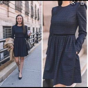 Gal Meets Glam Callie Navy Dress